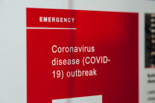 coronavirus news on screen